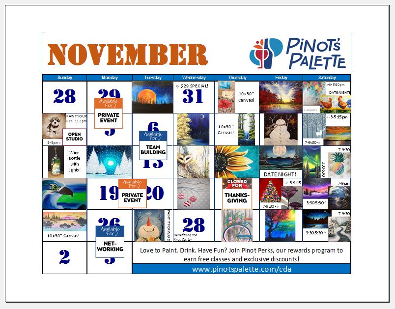 And…. November Calendar!